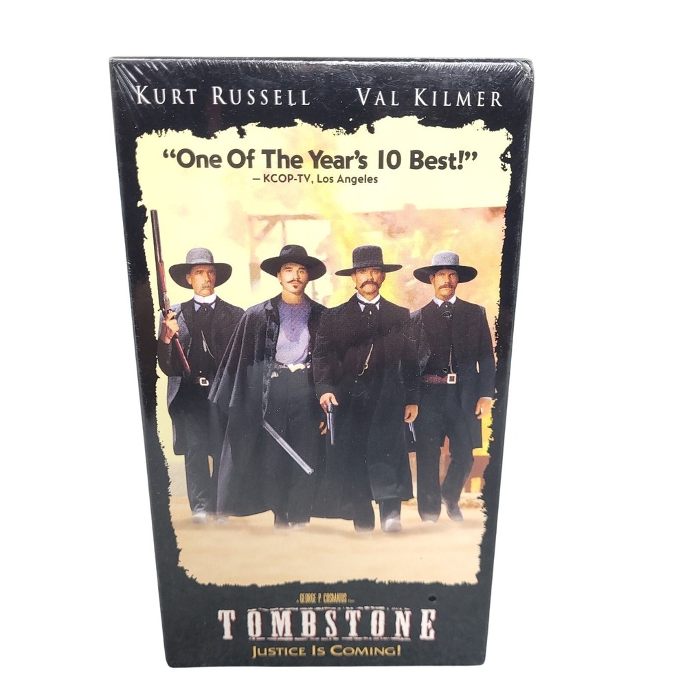 Tombstone VHS 1994 NEW SEALED BVHV Stamp Kurt Russell Val Kilmer Vintage